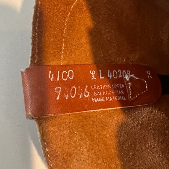 Landis Cognac Brown Country Western Leather Cowboy Boots Mens Sz 10 - Picture 12 of 16